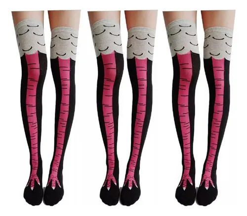 Anan 3 Pares Calcetas De Patas De Pollo Calcetas Cetas De