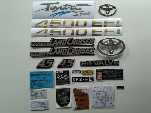 Toyota Land Cruiser 4500 Efi Calcomanias