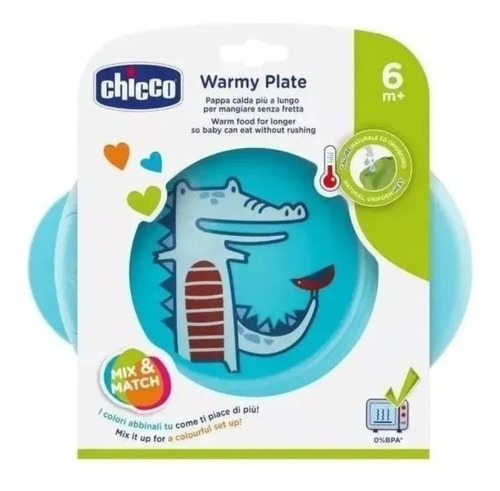 Plato Térmico Chicco Para El Bebé 6m+ Baby Suam 