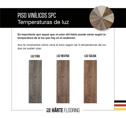 Piso Vinilico 4 Mm Spc Alto Transito Click Simil Madera