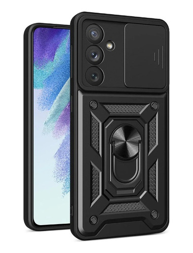 Funda Armor Ring Cubre Cámara Slide Para Samsung A54