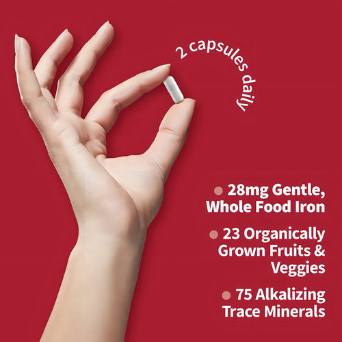 Garden Of Life Vitamin Code Healthy Blood para una sangre sana 60 cápsulas vegetarianas con sabor sem