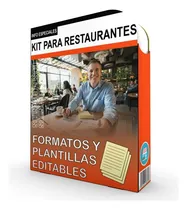 Comprar Kit Imprimible Para Restaurantes - Formatos Y Plantillas