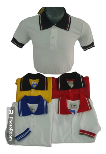 Playera Tipo Polo Escolar Uniformes