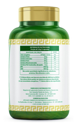 Imagem 4 de 6 de Super Omega 3 Epa Dha 1.000mg 120 Caps