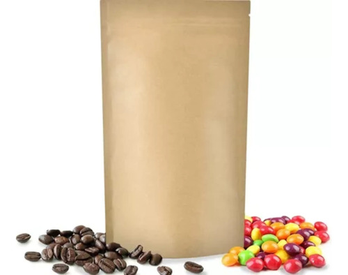 100 Bolsa Cierre Standup Pouch Resellable Zipper  1kg