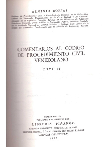 Comentarios Al Código De Procedimiento Civil Venezolano