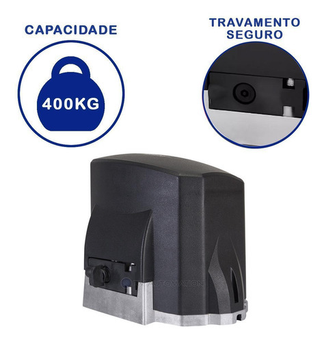 Motor Portão Eletrônico Deslizante Kdz Fit 1/4 Garen 127v