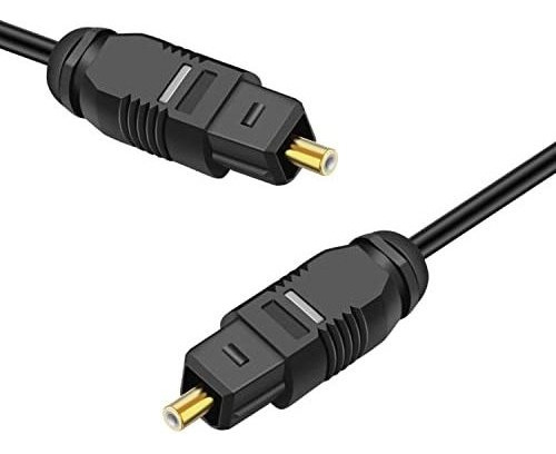 Cable De Audio Óptico Digital Tnp De 6 Pies S/pdif De Fibra