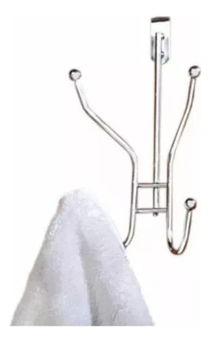 Gancho De Porta Suspenso Com 4 Ganchos Para Banheiro, Quarto
