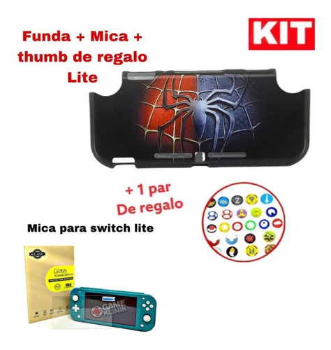 Kit Nintendo Switch Lite Case Protector + Mica Minecraft