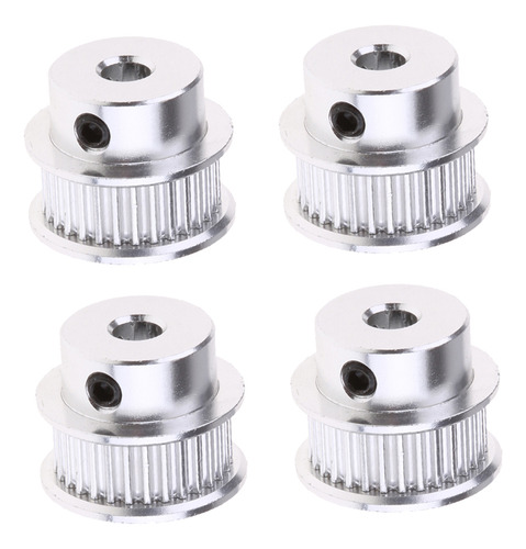 4 Unids Gt2 30 Polea De Correa Dentada Para 6 Mm Cinturón