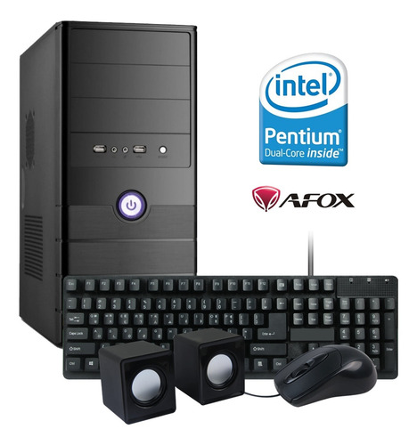 Imagen 2 de 2 de Torre Pc Computadora Nueva Intel Dual Core + Monitor Lcd 22