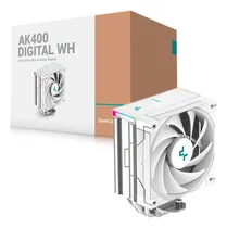 Comprar Enfriador de aire Deepcool Ak400 digital blanco 120 mm LED PWM sin RGB