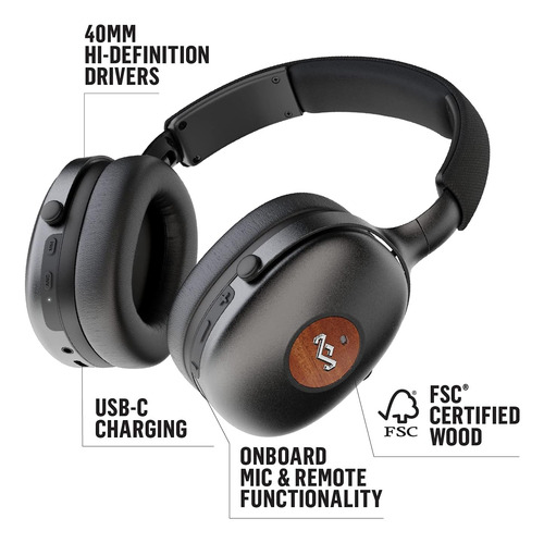 House Of Marley Vibración Positiva Xl Anc: Auriculares