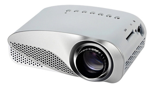 Imagen 3 de 6 de Mini Proyector Led Con Sintonizador De Tv Digital 500 Lumens 110 Pulgadas Multipuertos