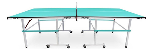 Mesa de ping pong Larca XTT Street fabricada en MDF color agua