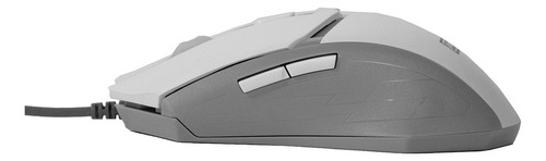 Mouse Gaming Ds Inugaki 3200 Dpi Óptico Usb Con Luz Blanco