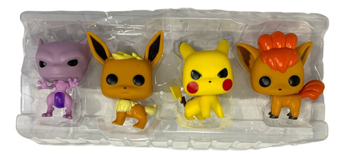 Kit Figuras De Ação Pokémon Pop! Com 04 Unidades Top