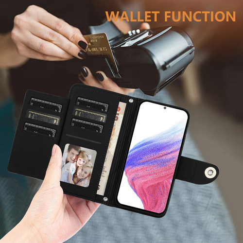 Z Funda De Piel Tipo Cartera Para Motorola E15 E14 E13