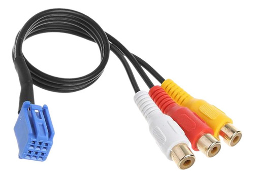 Conector De Y Video 3 Rca Hembra De 6 Pines Para Piezas De