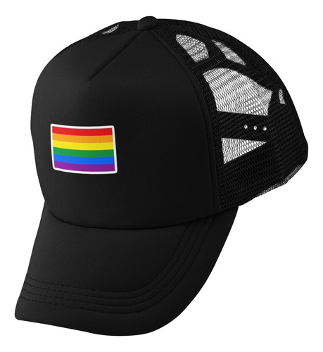 Playera Crop Top Lgbt Pride Arcoiris Con Gorra De Regalo