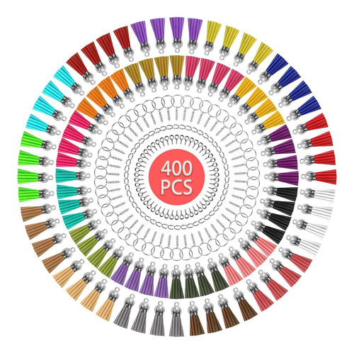 Borlas De Llavero, Juego De Anillos De Llaveros A Granel 100
