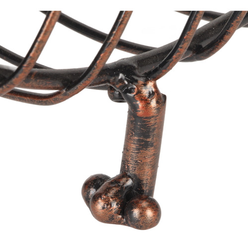 Soporte De Corcho Para Vino Dachshund, Moderno Y Realista, A
