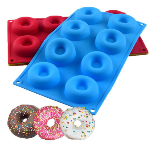 Molde De Silicona Para Hacer Donas Rosquillas Antiadherente 