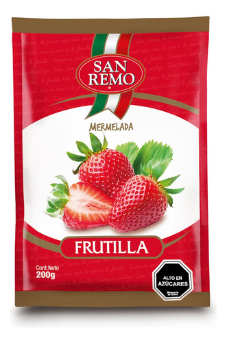 Mermelada De Frutilla 200 Gr San Remo