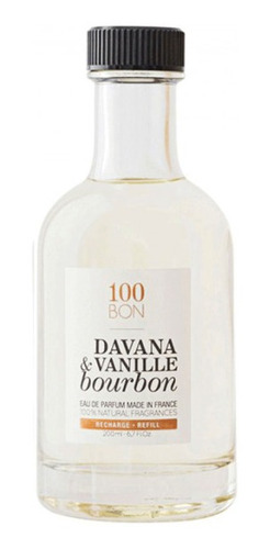 Perfume 100bon Davana Et Vanille Bourbon Edp 200ml