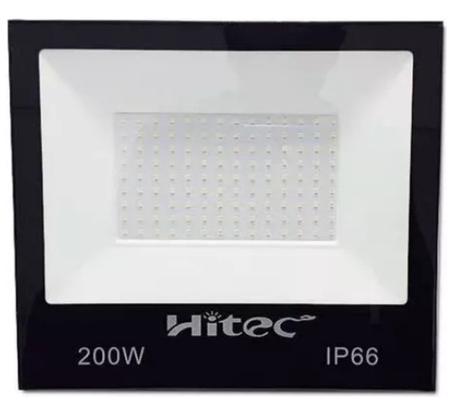 Refletor Led 200w 6500k Hitec Cor da luz Branco-frio 110V/220V