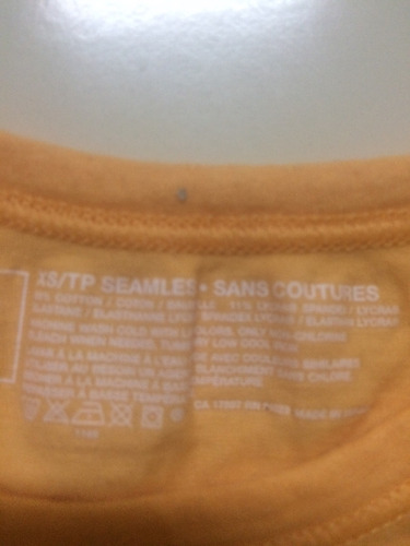 Gap Musculosa Color Durazno Sin Costuras.talle Xs