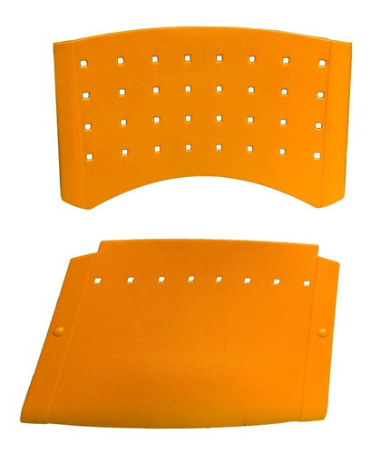 Juego Repuesto Silla Asiento Y Respaldo Pvc Colores Envío