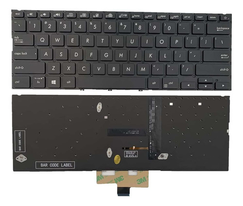 Teclado Para Asus Zenbook 14 Ux433 Series Nuevo Retro