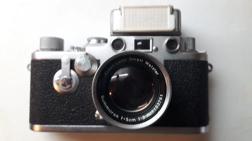 Camara Leica Iiif Lente Summicron F 5cm Impecable