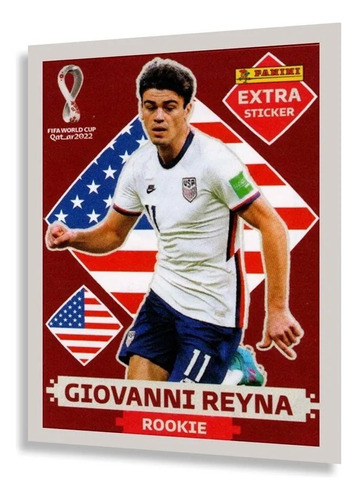 Pacote De Figurinhas Giovanni Reyna Album Copa Do Mundo 2022 Qatar Copa Do Mundo 2022 Album Figurinhas Copa Do Mundo Qatar 2022 Panini - Unidade De 1 X 1 En Avulsa