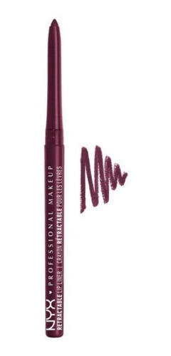 Nyx - Retractable Lip Liner - Delineador Labios - Ciruela