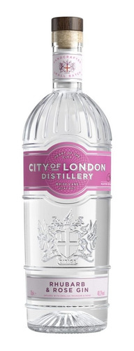 City Of London  Rhubarb & Rose Gin, 700 Ml.
