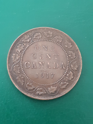 Canada 1917 1 Cent Estado Muy Bueno 