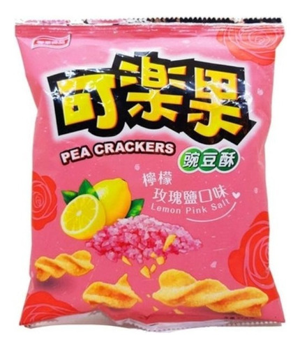 Snack Pea Crackers Limon Y Sal Rosa 57g, Origen Oriental. Snack PEA CRACKERS Papas fritas - Unidad - 1 - 57 g