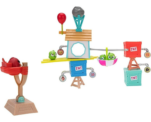  Angry Birds Construir N' Launch Playset: Cerdo City