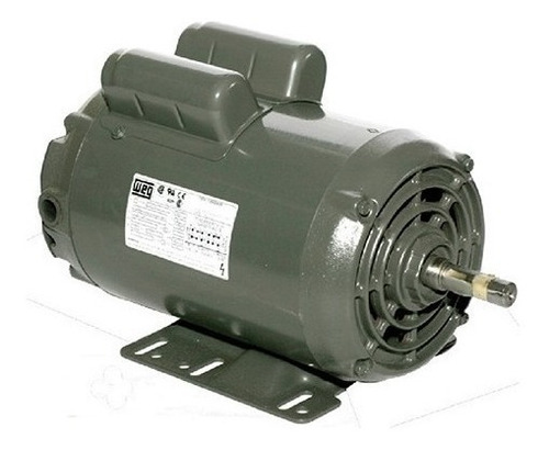 Motor Electrico Weg 5 Hp Monofasico 220/440v 2 Polos Abierto