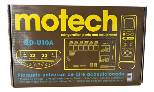 Plaqueta Universal Aire Acondicionado Piso Techo Qd-u10a