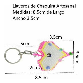 Llaveros De Mostacilla 2 Piezas