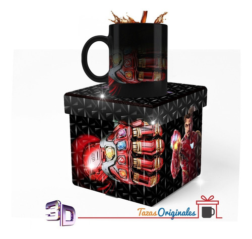 3d Guantelete Nano Regalos Originales Avengers Taza Mágica 