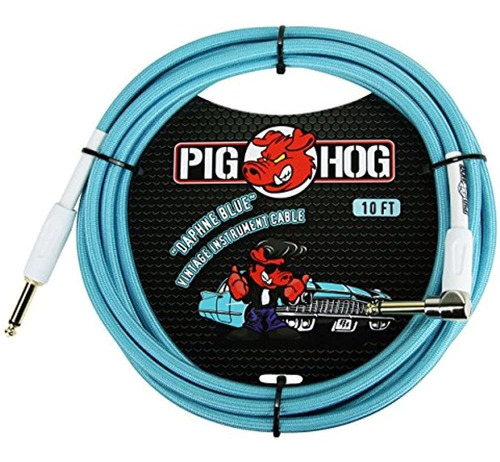 Pig Hog Pch10dbr 1/4  A 1/4  Cable De Instrumento De Guitarr