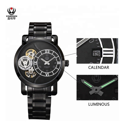 Reloj Automático Y Quartz, Hombre, Calendario, Tourbillón