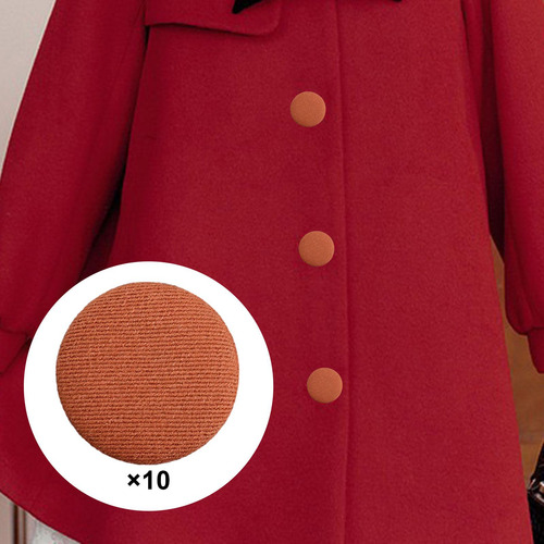 2 X 10x Botones Cubiertos De Tela Diy Para Chaquetas Color