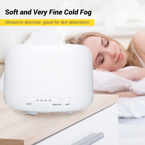 Humidificador Ultrasonico Aire Difusor Esencias Xl 500ml